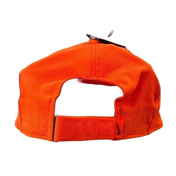 Nike Clemson Tigers Aerobill Sideline Cap Orange Unisex Adjustable Hat - Picture 2 of 6